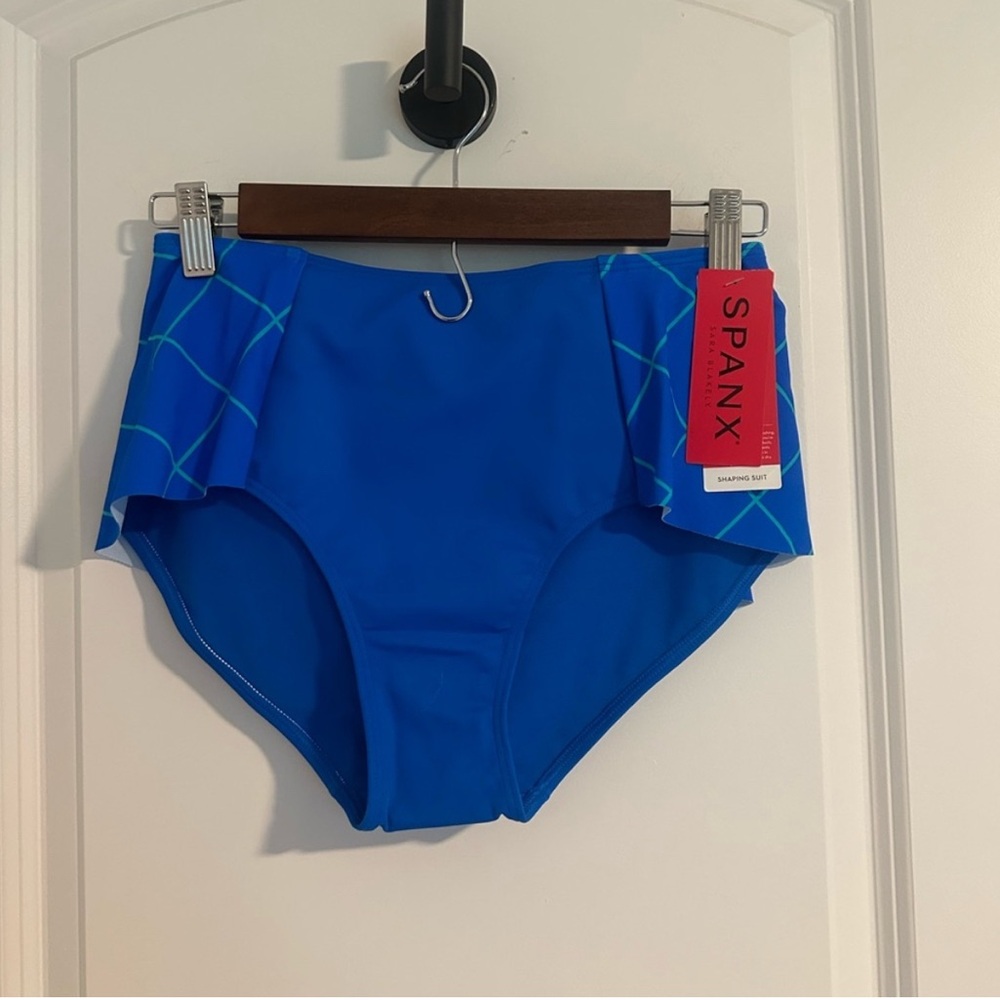 Spanx blue swim bottom size 8 new with tags